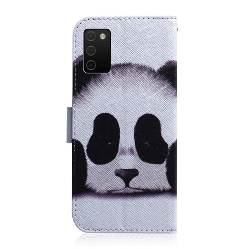 Fliptok / Bőrtok Samsung Galaxy A03s Panda Arc