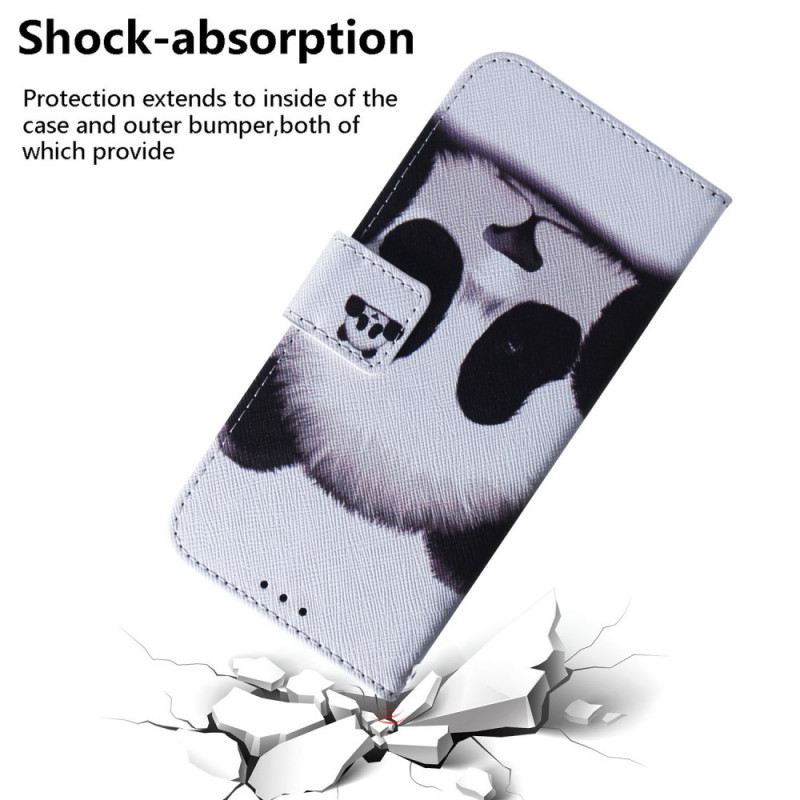 Fliptok / Bőrtok Samsung Galaxy A03s Panda Arc