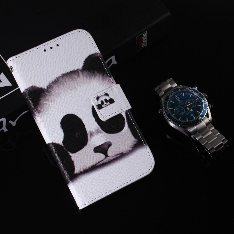 Fliptok / Bőrtok Samsung Galaxy A03s Panda Arc