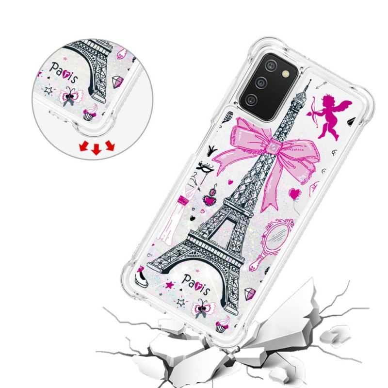 Tok Samsung Galaxy A03s Az Eiffel-torony Flitterei