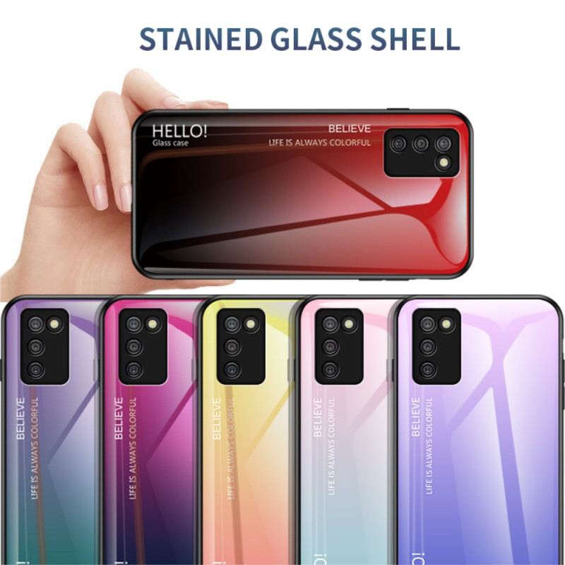 Tok Samsung Galaxy A03s Edzett Üveg Hello