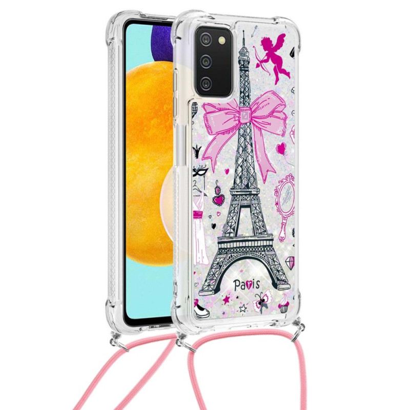 Tok Samsung Galaxy A03s Láncokat A Cordon Eiffel-toronyban