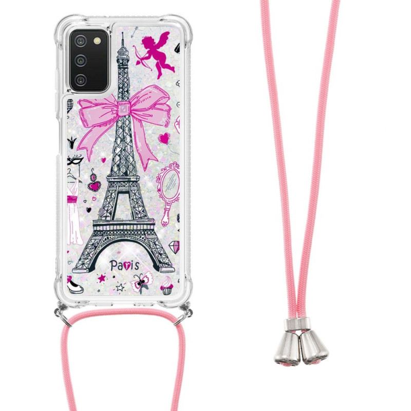 Tok Samsung Galaxy A03s Láncokat A Cordon Eiffel-toronyban