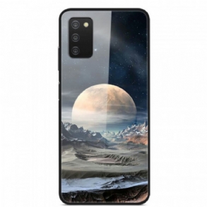 Tok Samsung Galaxy A03s Space Moon Edzett Üveg