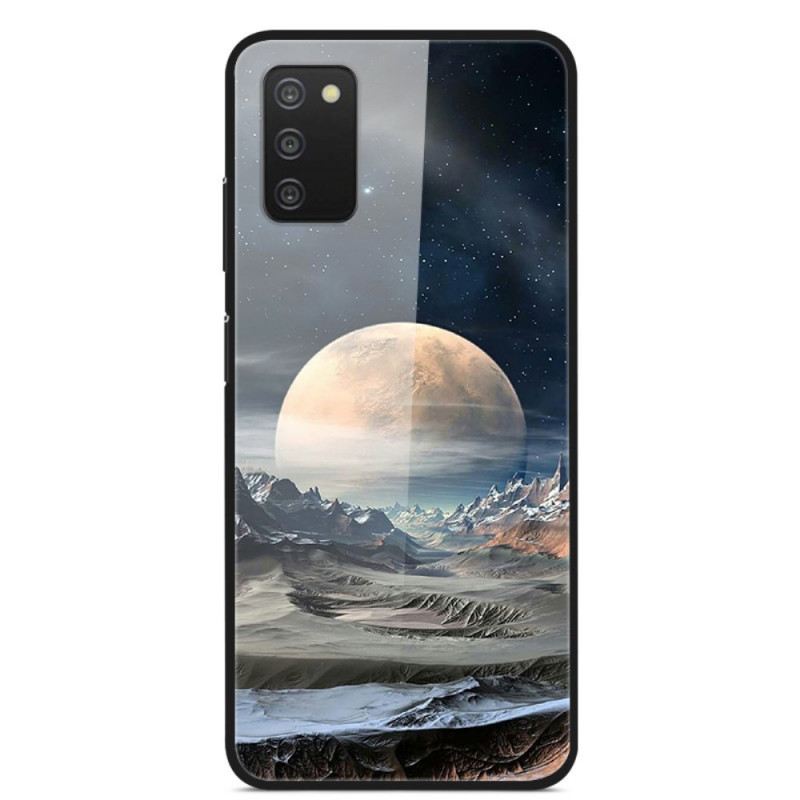 Tok Samsung Galaxy A03s Space Moon Edzett Üveg