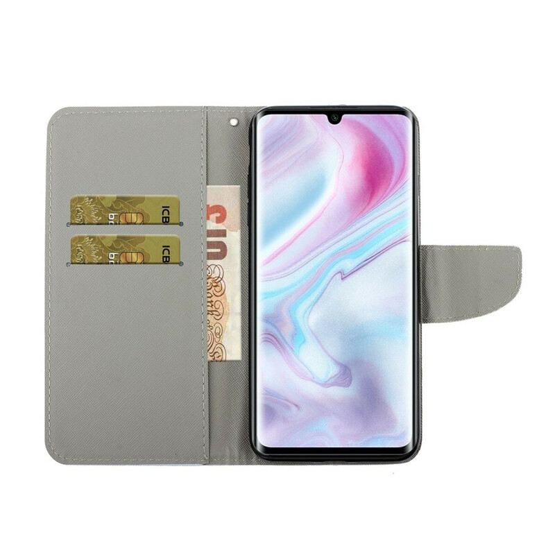 Fliptok / Bőrtok Samsung Galaxy A31 Patchwork Mandalák Zsinórral