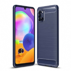 Tok Samsung Galaxy A31 Csiszolt Szénszálas