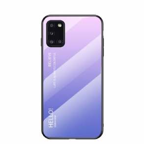 Tok Samsung Galaxy A31 Edzett Üveg Hello