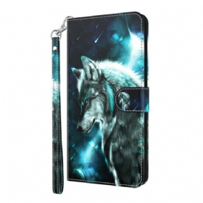 Fliptok / Bőrtok Huawei P Smart 2021 Majestic Wolf