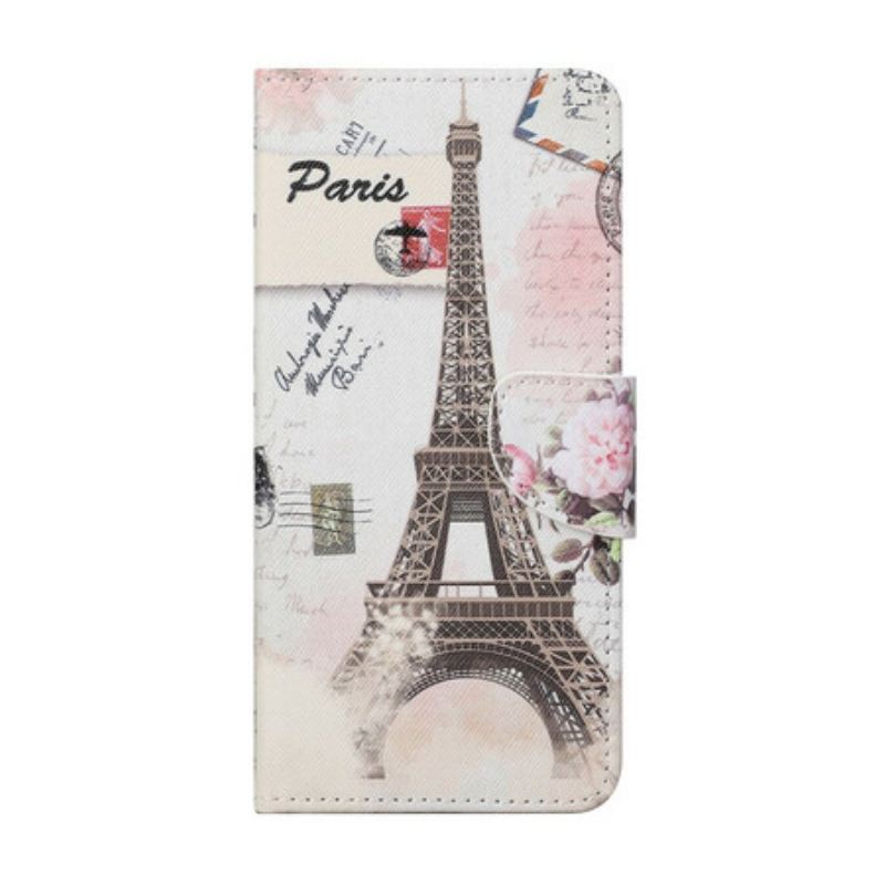 Kinyitható Tokok Huawei P Smart 2021 Retro Eiffel-torony