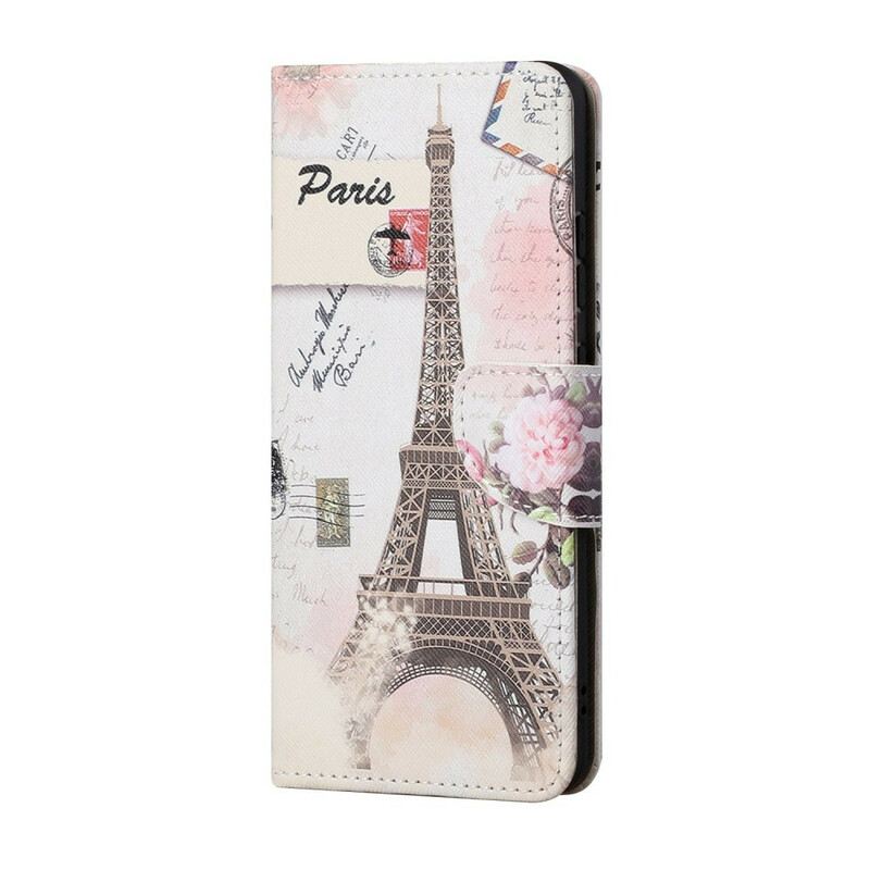 Kinyitható Tokok Huawei P Smart 2021 Retro Eiffel-torony