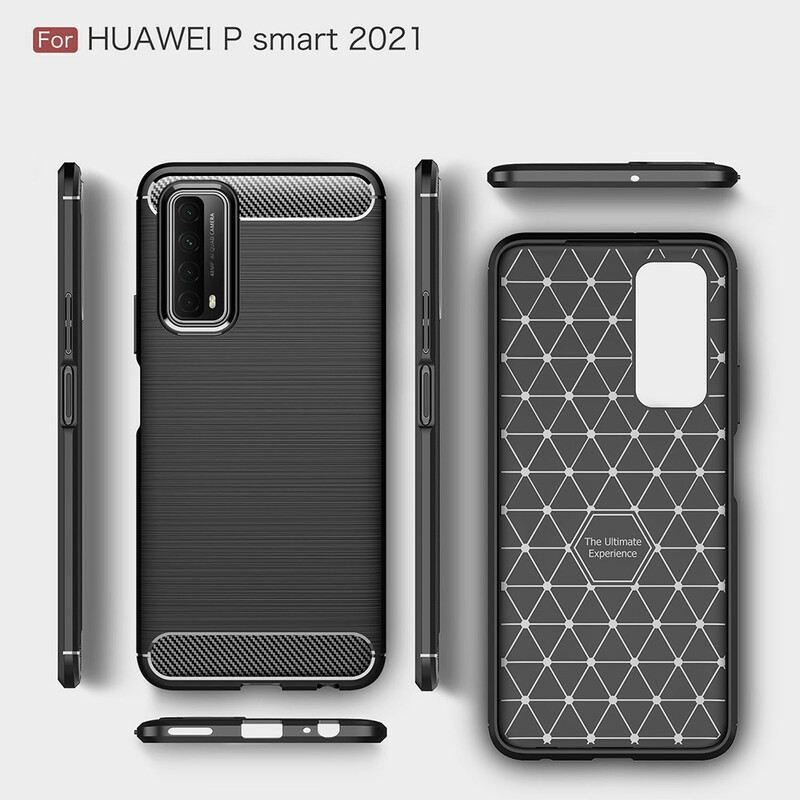 Telefontok Huawei P Smart 2021 Csiszolt Szénszálas