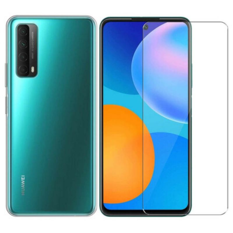 Tok Huawei P Smart 2021 Kombinált És Edzett Üveg Képernyő