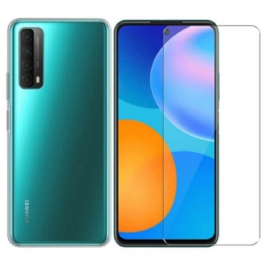 Tok Huawei P Smart 2021 Kombinált És Edzett Üveg Képernyő