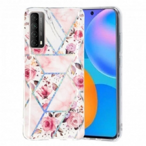 Tok Huawei P Smart 2021 Márványos Virágok