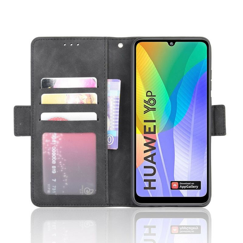 Fliptok / Bőrtok Huawei Y6p Multi-card Premier Class