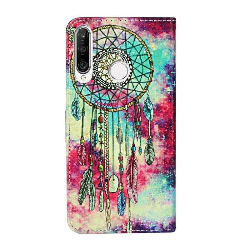 Fliptok Huawei Y6p Bőrtok Elvarázsolt Mandala