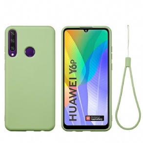 Tok Huawei Y6p Folyékony Szilikon Nyakpánttal