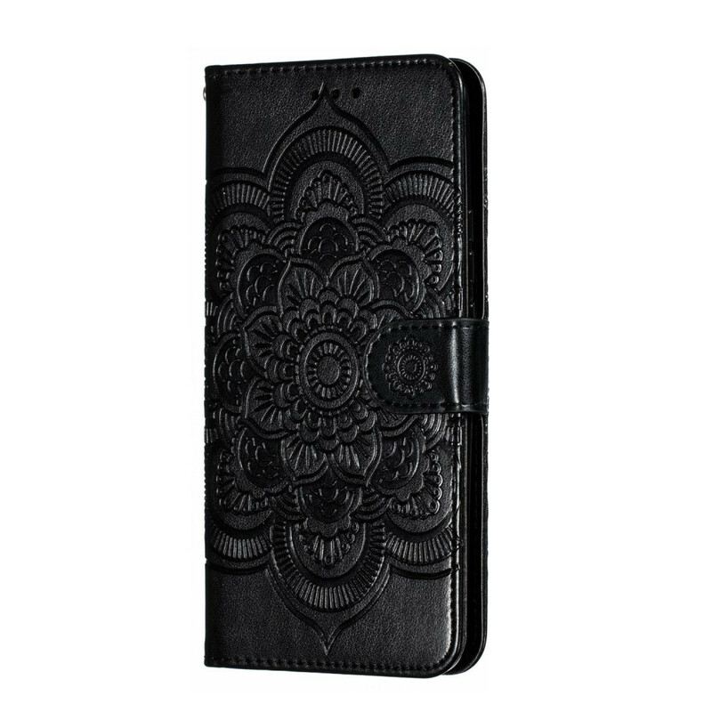 Fliptok / Bőrtok Huawei P Smart Z szíjjal Full Strap Mandala