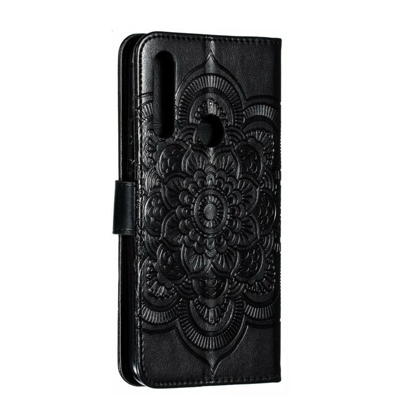 Fliptok / Bőrtok Huawei P Smart Z szíjjal Full Strap Mandala