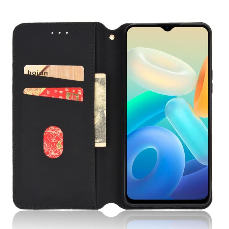 Fliptok Vivo Y76 5G Bőrtok 3d Minta