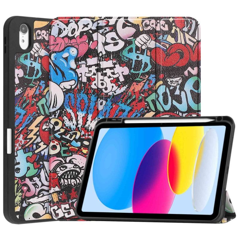 Tok iPad 10.9" (2022) Graffiti Tolltartó