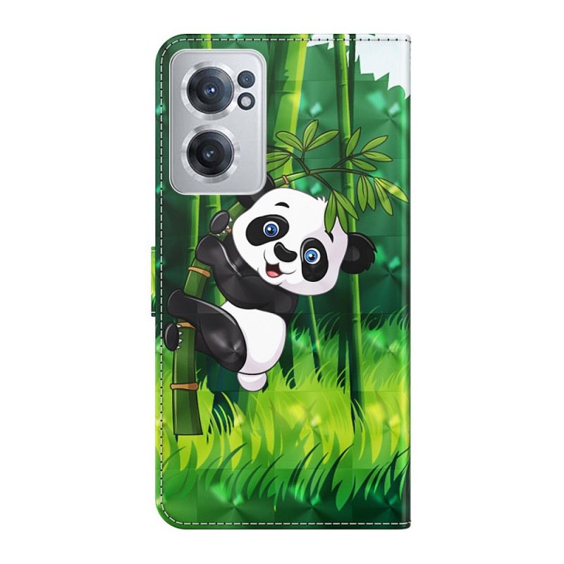 Fliptok / Bőrtok OnePlus Nord CE 2 5G Képregény Panda