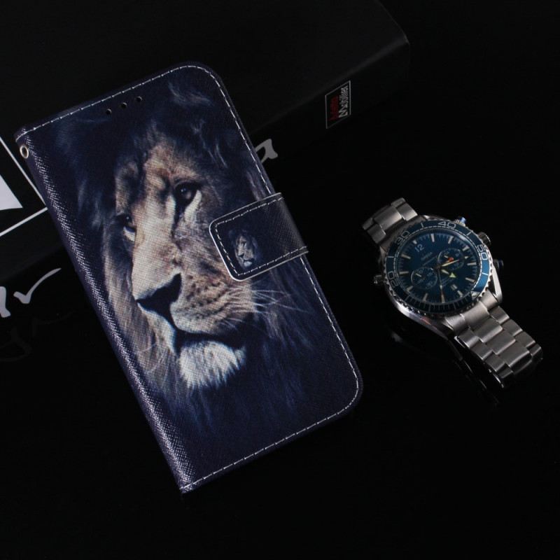 Fliptok / Bőrtok OnePlus Nord CE 2 5G Midnight Lion