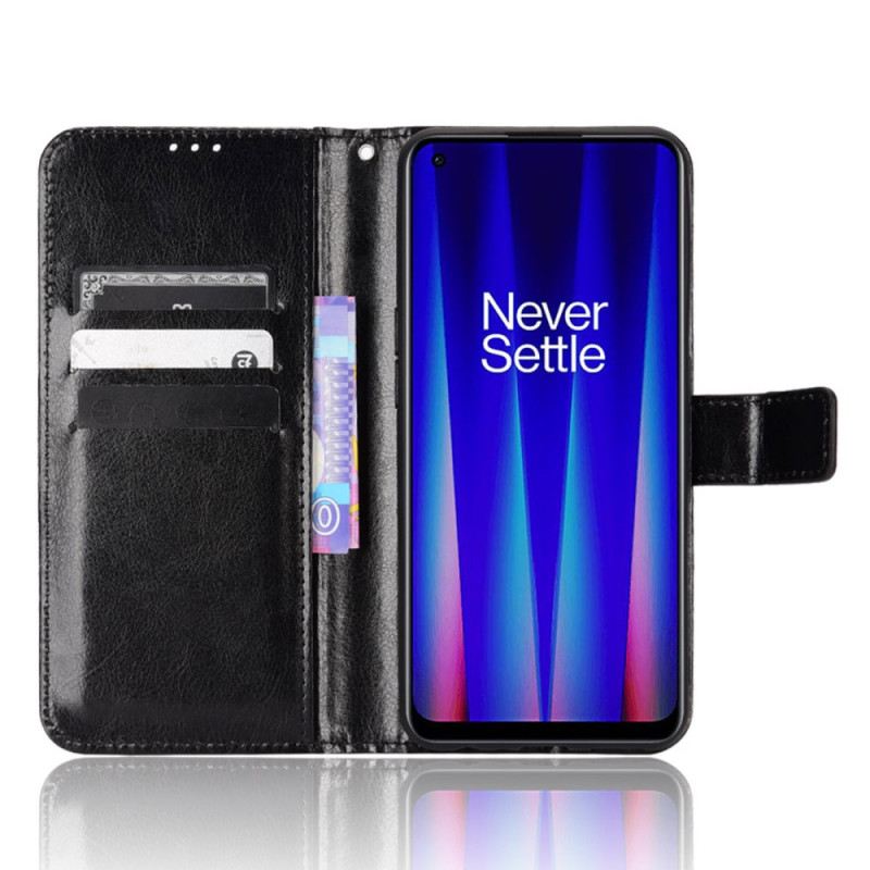 Fliptok / Bőrtok OnePlus Nord CE 2 5G szíjjal Klasszikus Pántos Műbőr