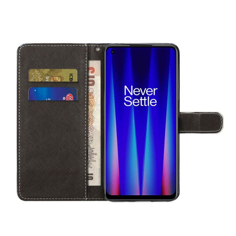 Fliptok OnePlus Nord CE 2 5G Éjszakai Leopárd