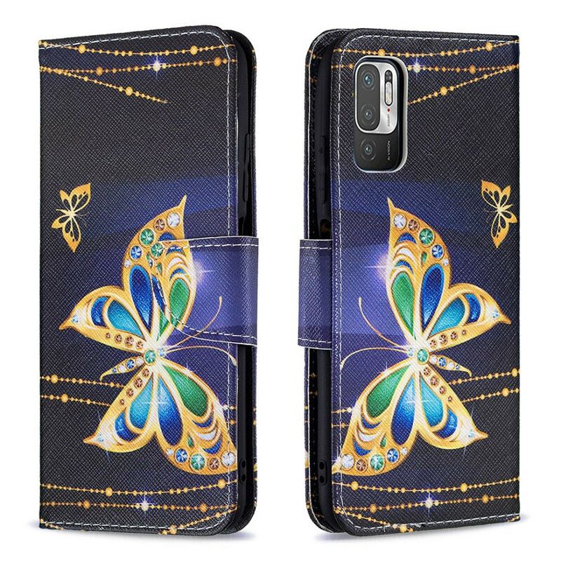 Kinyitható Tokok Poco M3 Pro 5G Magic Butterfly