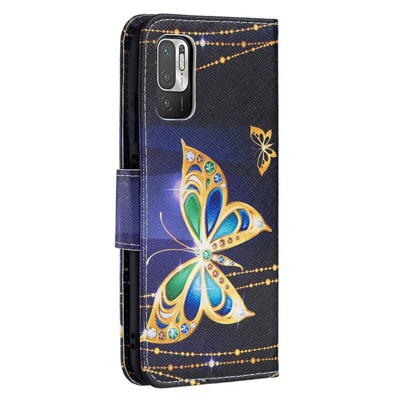 Kinyitható Tokok Poco M3 Pro 5G Magic Butterfly