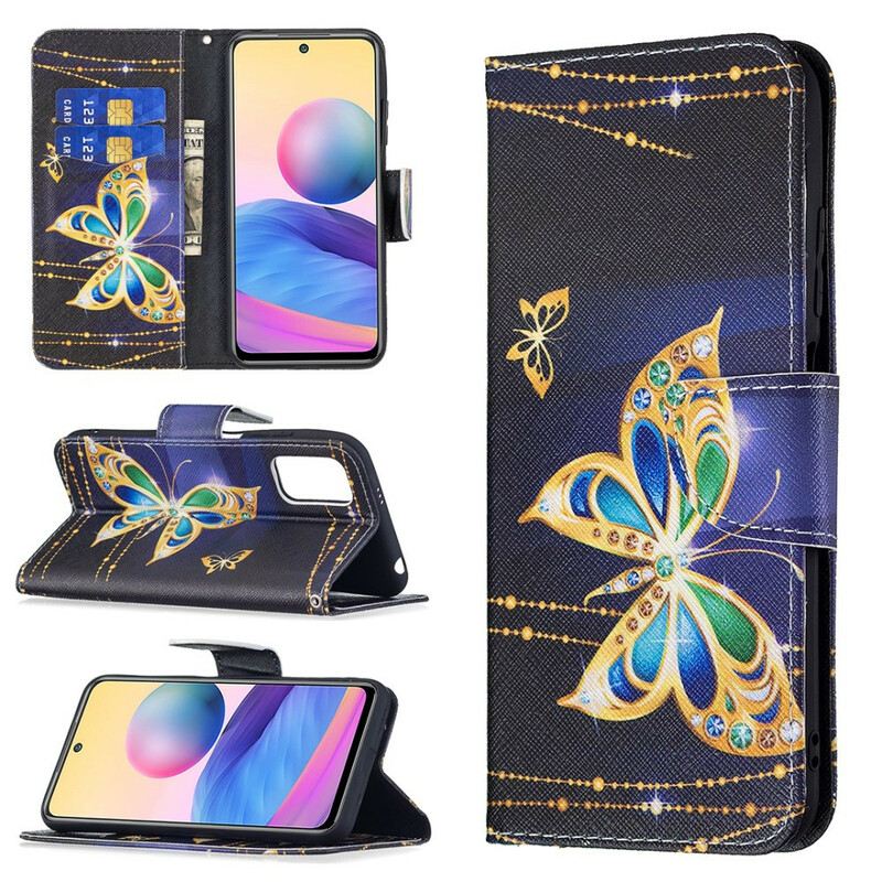 Kinyitható Tokok Poco M3 Pro 5G Magic Butterfly