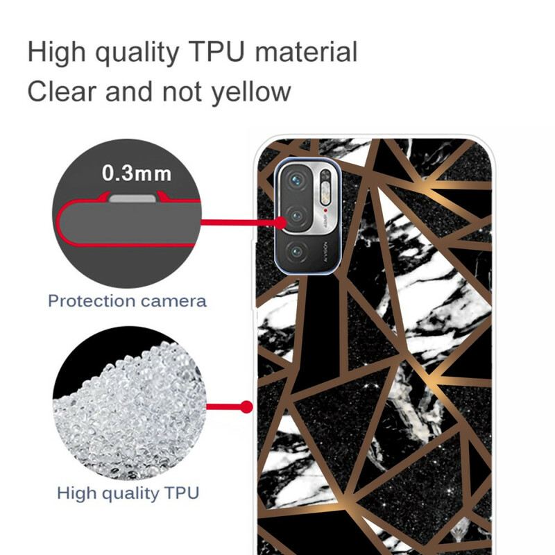 Telefontok Poco M3 Pro 5G Geometrikus Márvány