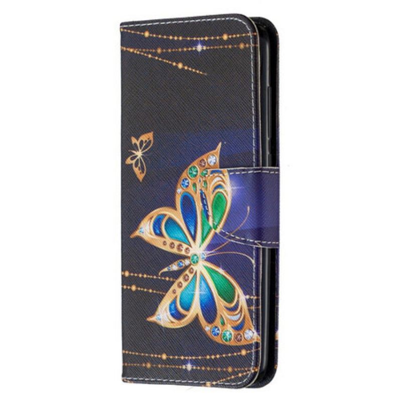 Fliptok Xiaomi Redmi Note 9 Magic Butterfly