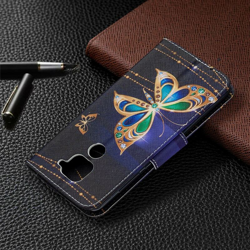 Fliptok Xiaomi Redmi Note 9 Magic Butterfly