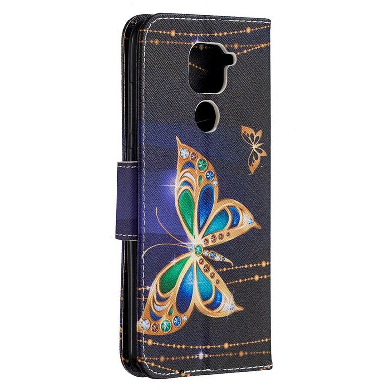 Fliptok Xiaomi Redmi Note 9 Magic Butterfly