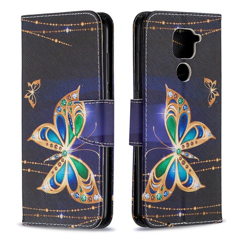 Fliptok Xiaomi Redmi Note 9 Magic Butterfly