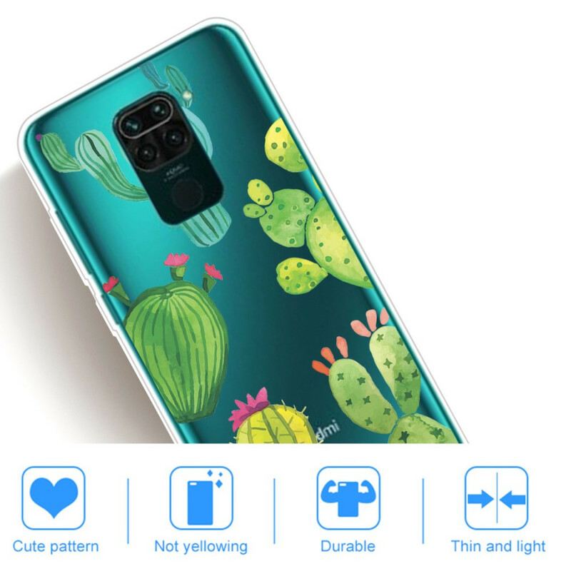 Tok Xiaomi Redmi Note 9 Akvarell Kaktuszok