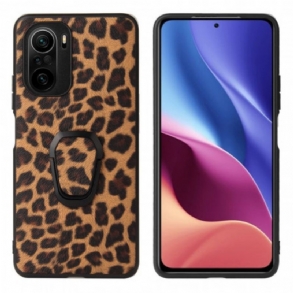 Telefontok Poco F3 Leopard Ring-support Leopard Ring-support