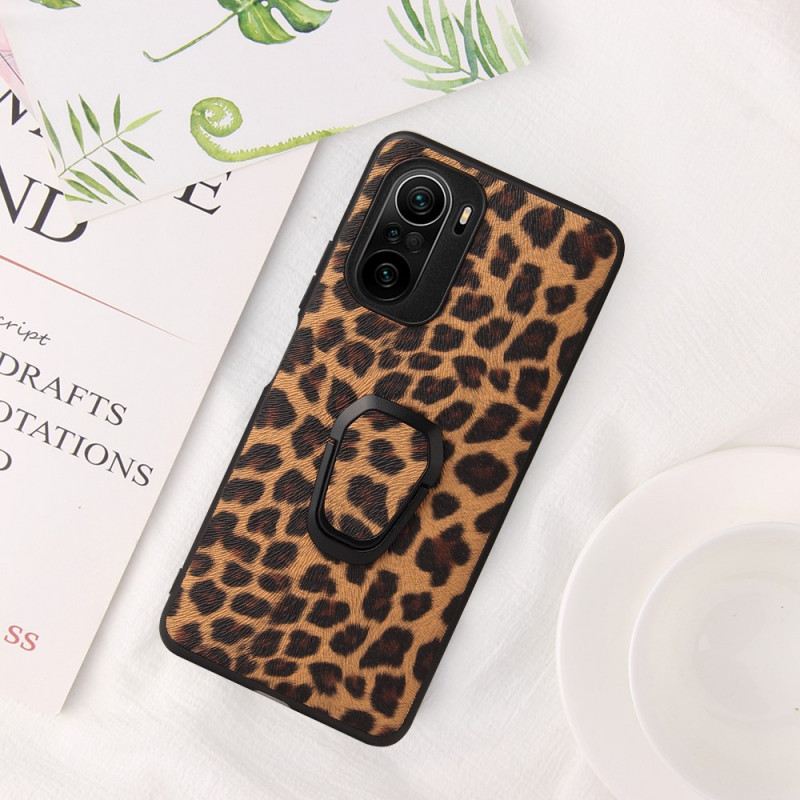 Telefontok Poco F3 Leopard Ring-support Leopard Ring-support