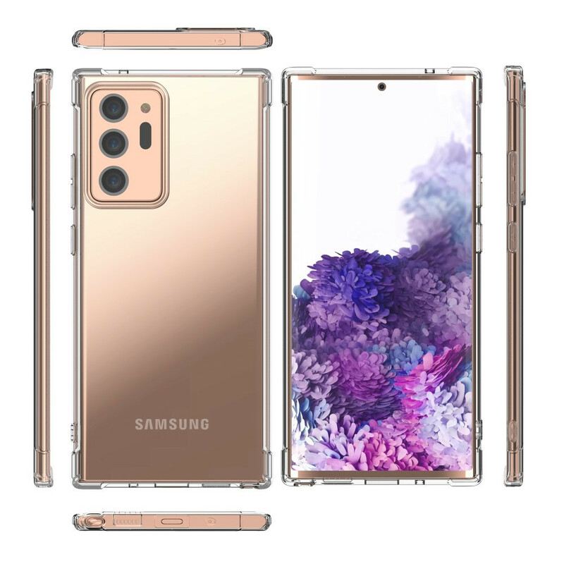 Telefontok Samsung Galaxy Note 20 Ultra Átlátszó Leeu Párnák