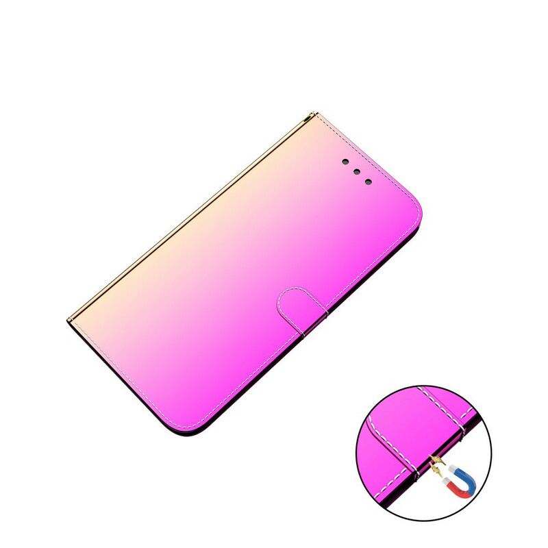 Fliptok / Bőrtok Huawei P40 Műbőr Tükörborítás