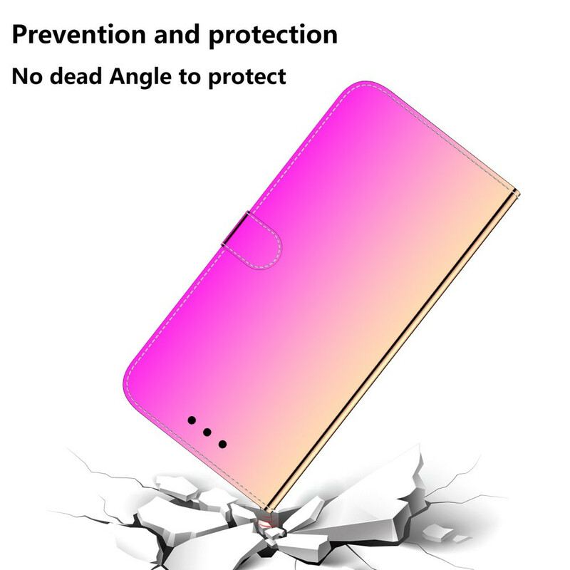 Fliptok / Bőrtok Huawei P40 Műbőr Tükörborítás