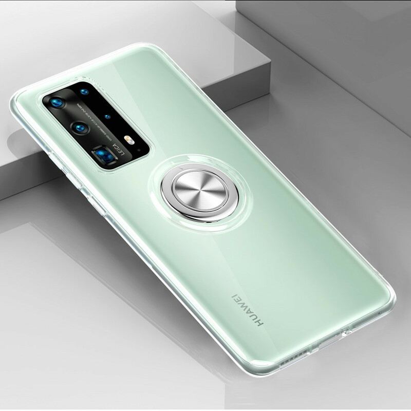 Tok Huawei P40 Átlátszó Egyszerű Fém Gyűrű