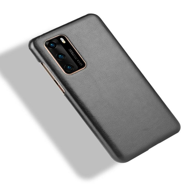 Tok Huawei P40 Litchi Performance Leather Effect