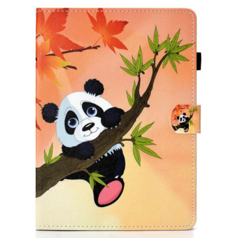 Fliptok / Bőrtok iPad Air (2022) (2020) Aranyos Panda