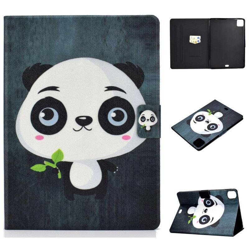 Fliptok / Bőrtok iPad Air (2022) (2020) Baba Panda