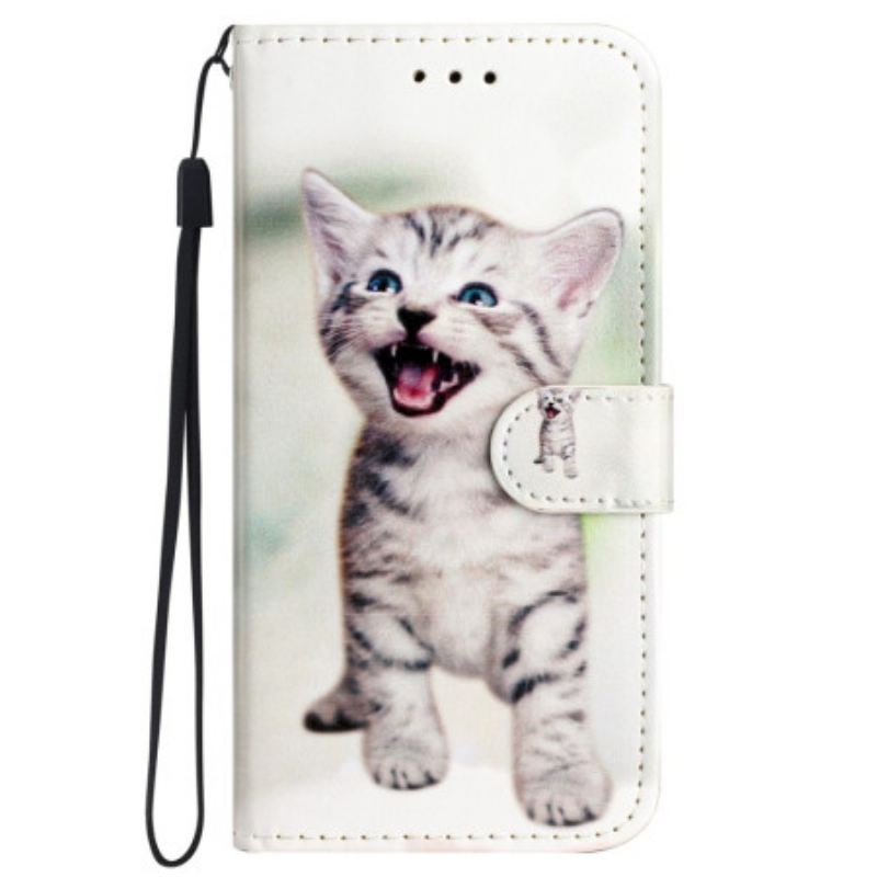 Bőrtok Samsung Galaxy S24 Ultra 5g Tanga Cat