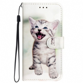 Bőrtok Samsung Galaxy S24 Ultra 5g Tanga Cat